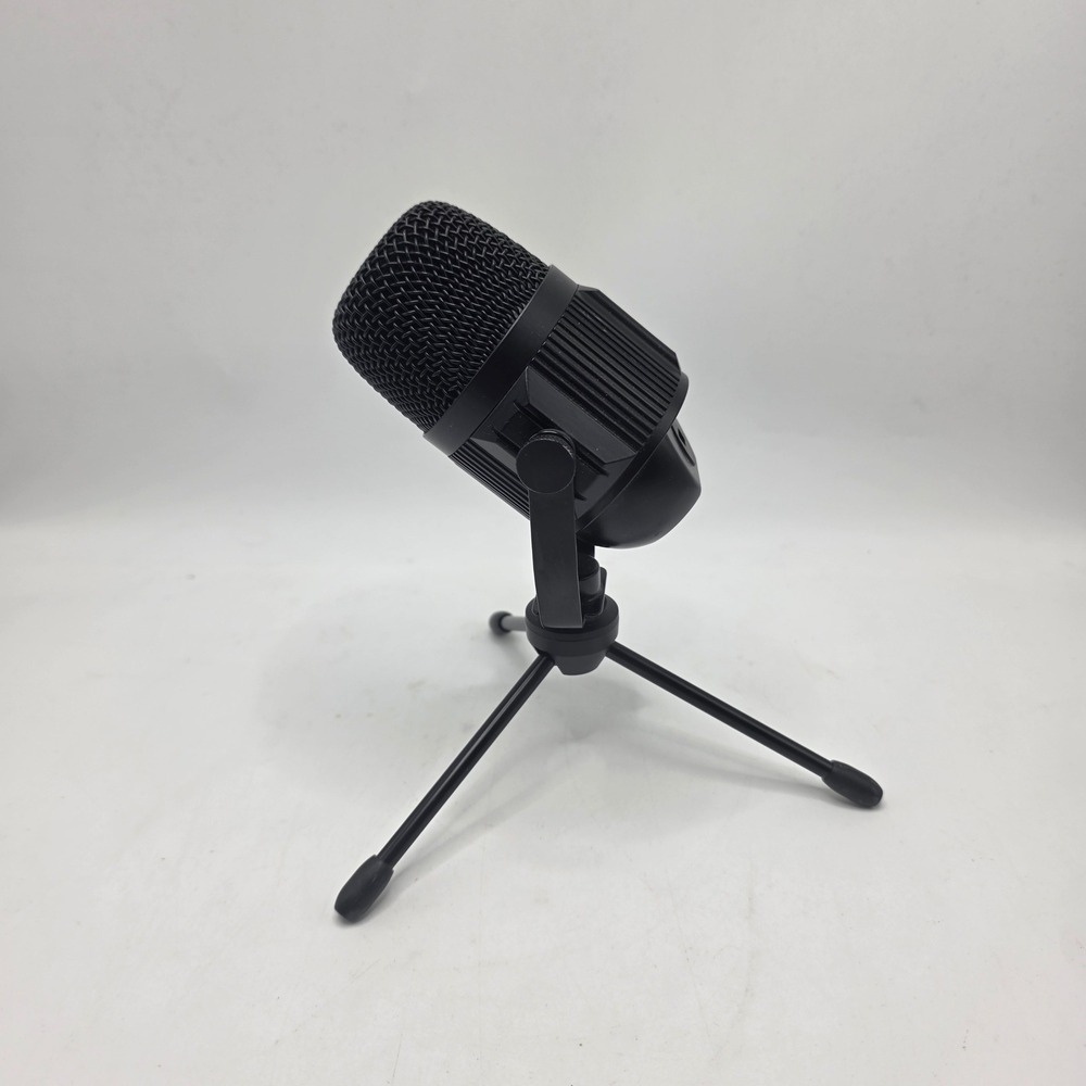 Unbranded Desktop USB‎ Microphone Black Tripod Stand Retro Gaming Podcast Mic